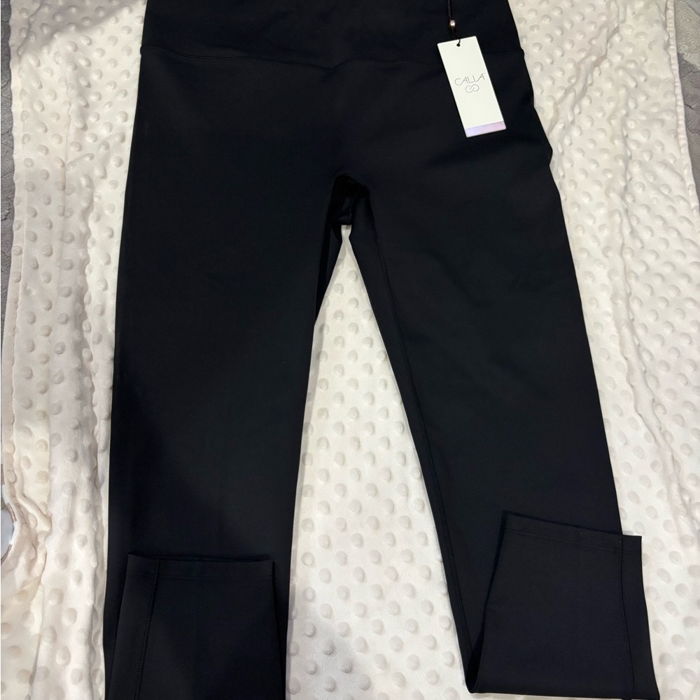 NWT CALIA by Carrie Underwood Black Leggings with Wide Waistband